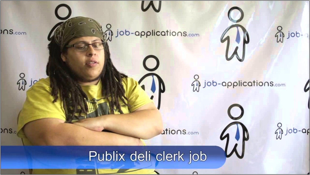 Deli Attendant Job Description For Resume