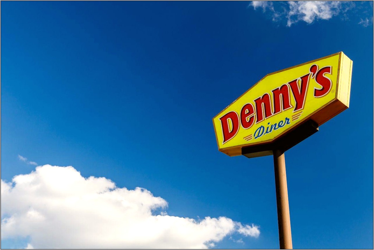 Denny's Diner Waiter Resume Description