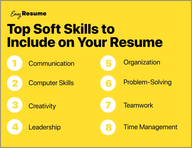 Describing Soft Skills On A Resume