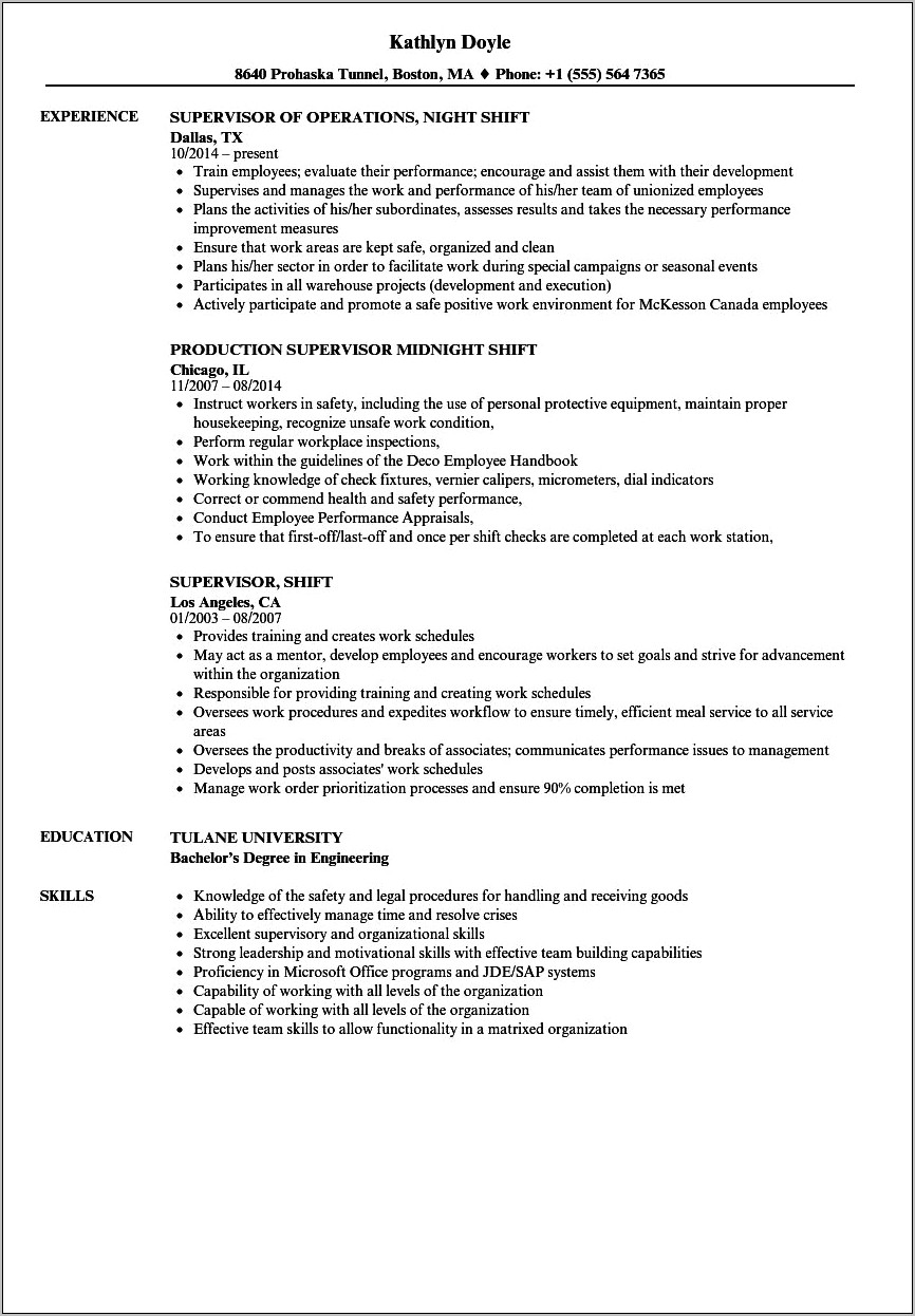 Desired Work Environment To Put On A Resume