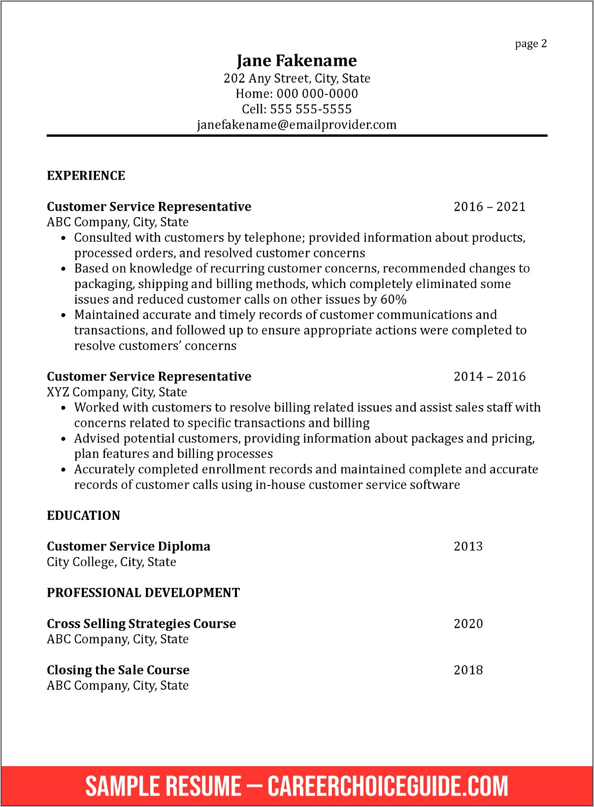 Detailed Resume Skills For Call Center Rep