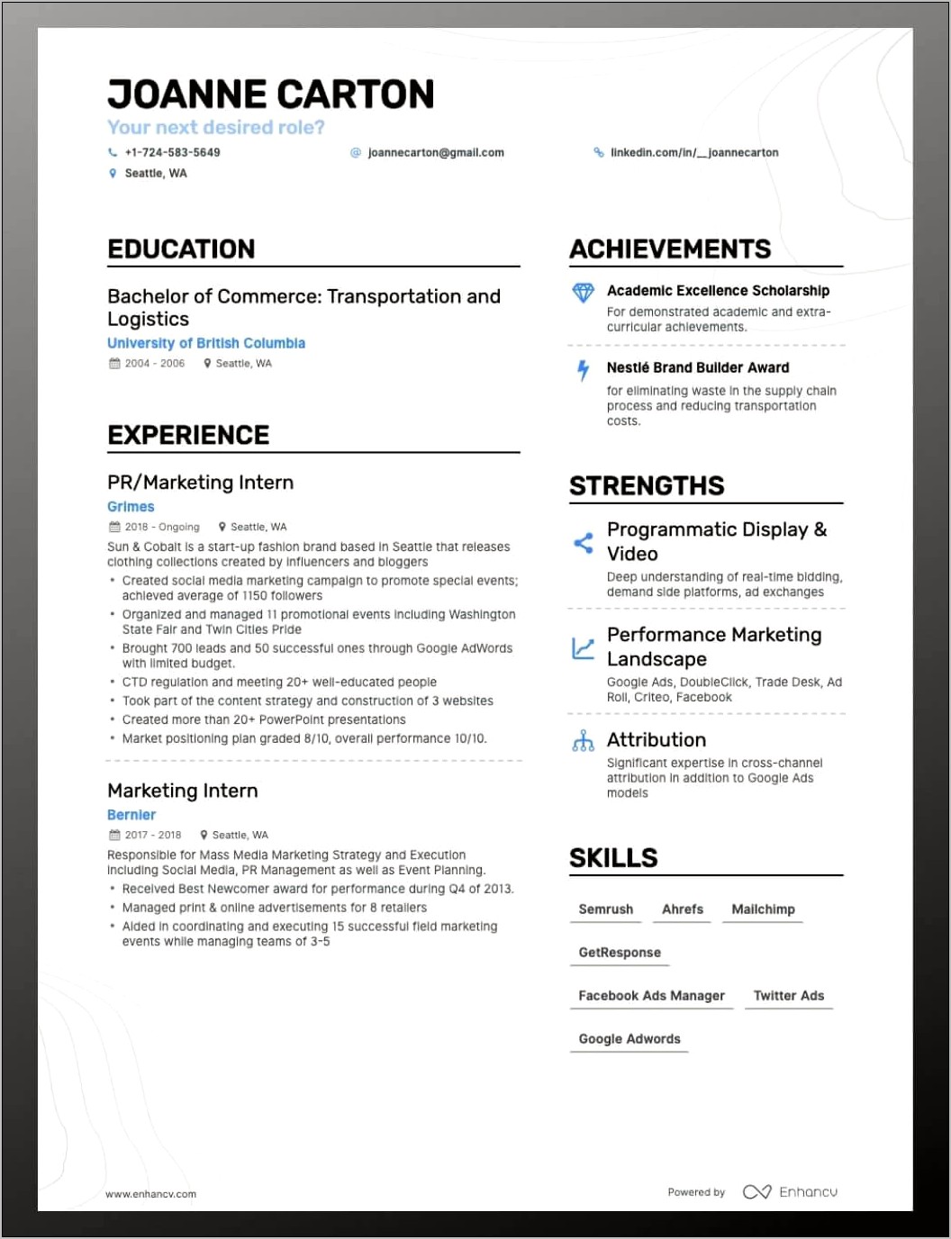 Different Types Of Skills On Resume