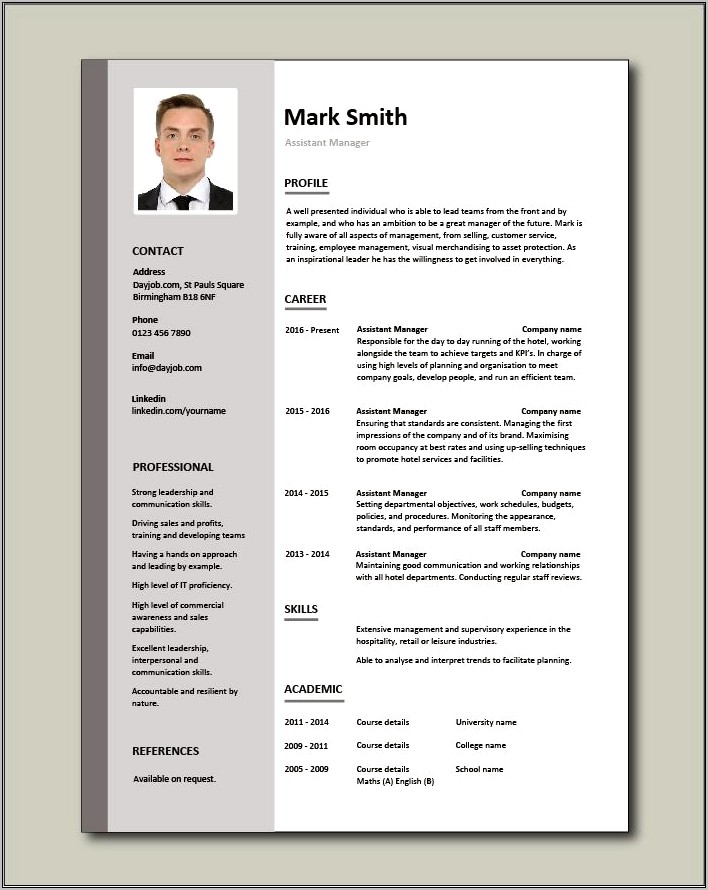 Director Of Student Services Sample Resume