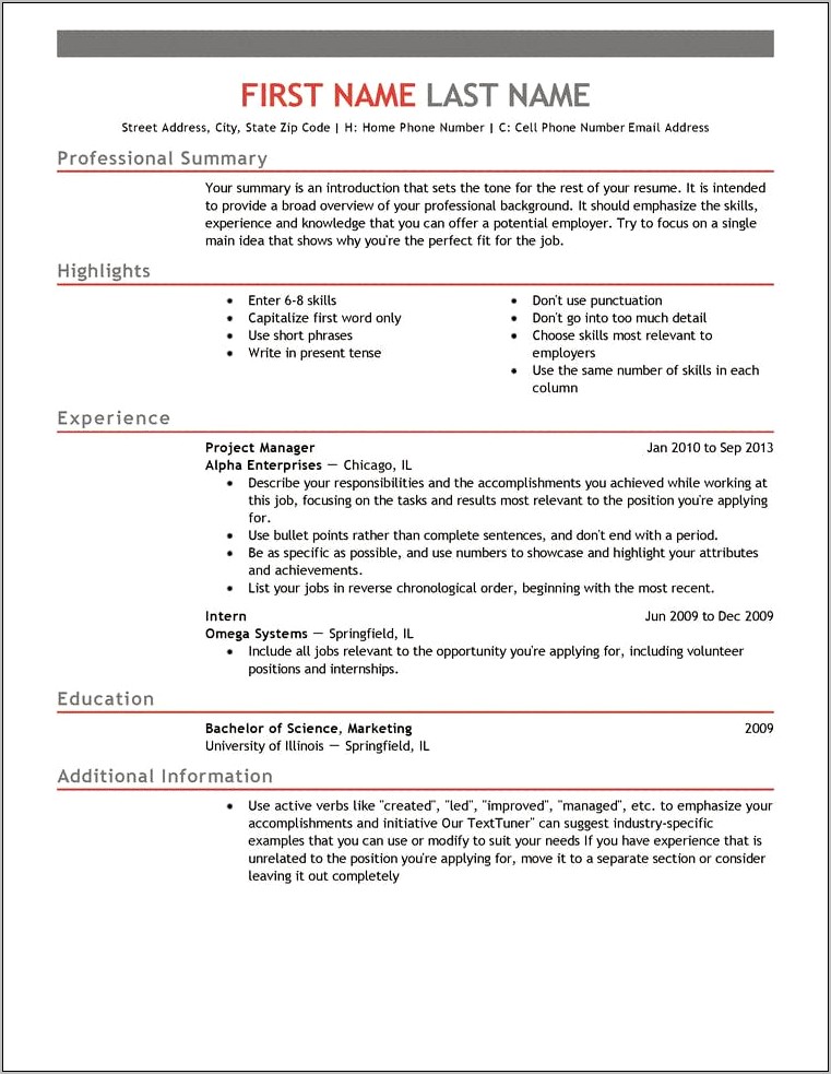 Do You Capitalize Skills In A Resume