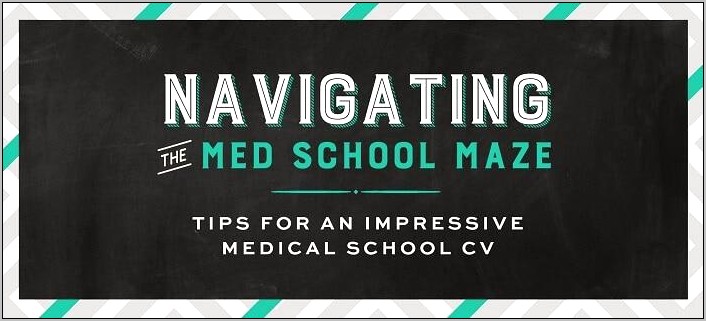Do You Need A Resume For Med School