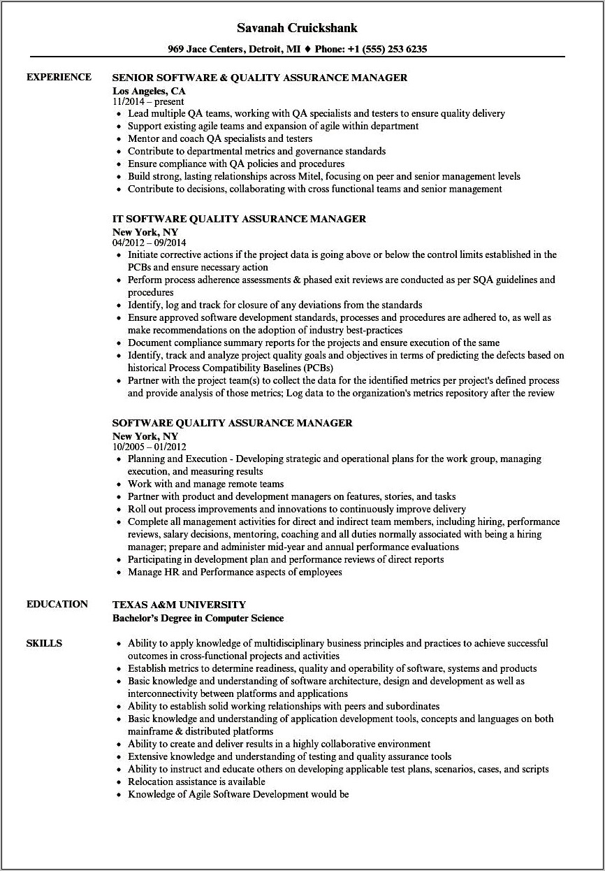 Document Control Job Description For Resume
