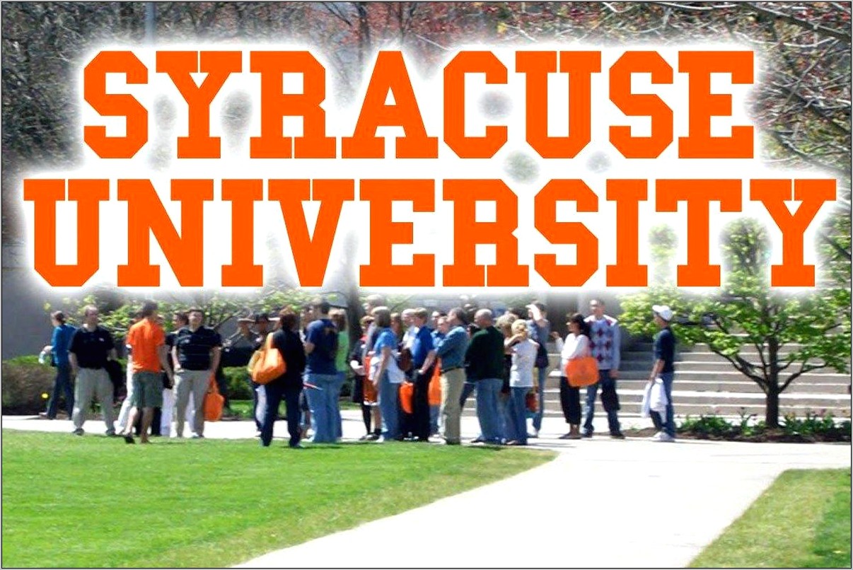 Does Syracuse University Look Good On A Resume