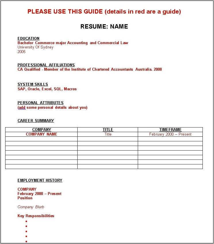 Does Your Resume Need To Have A Summary