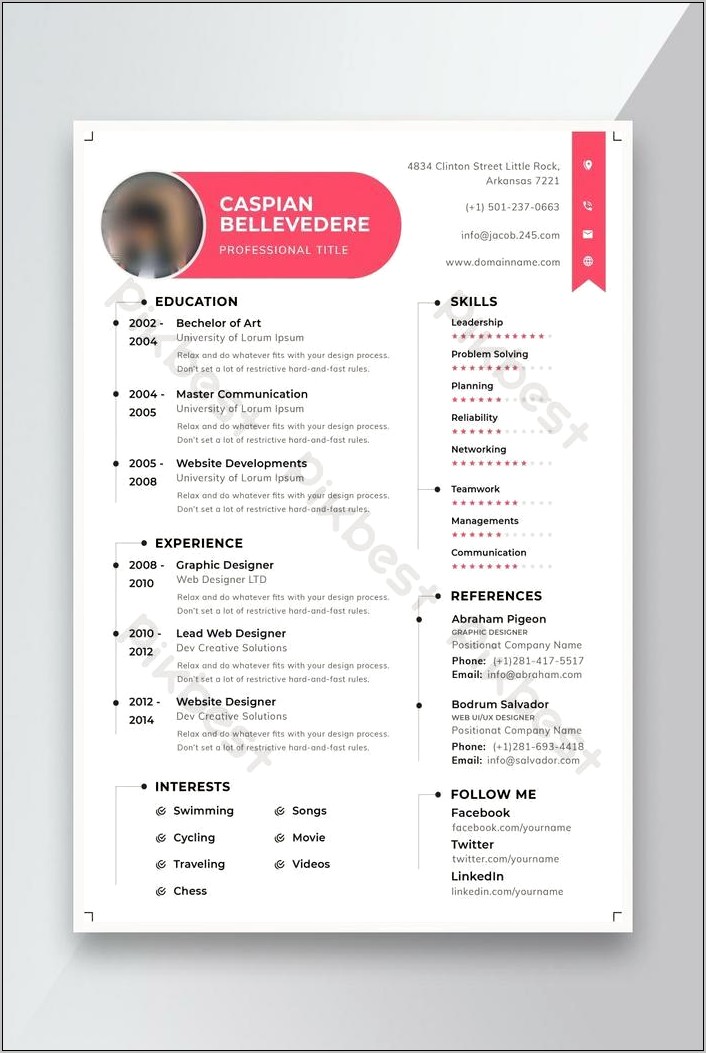Do's And Don Of Resume Template