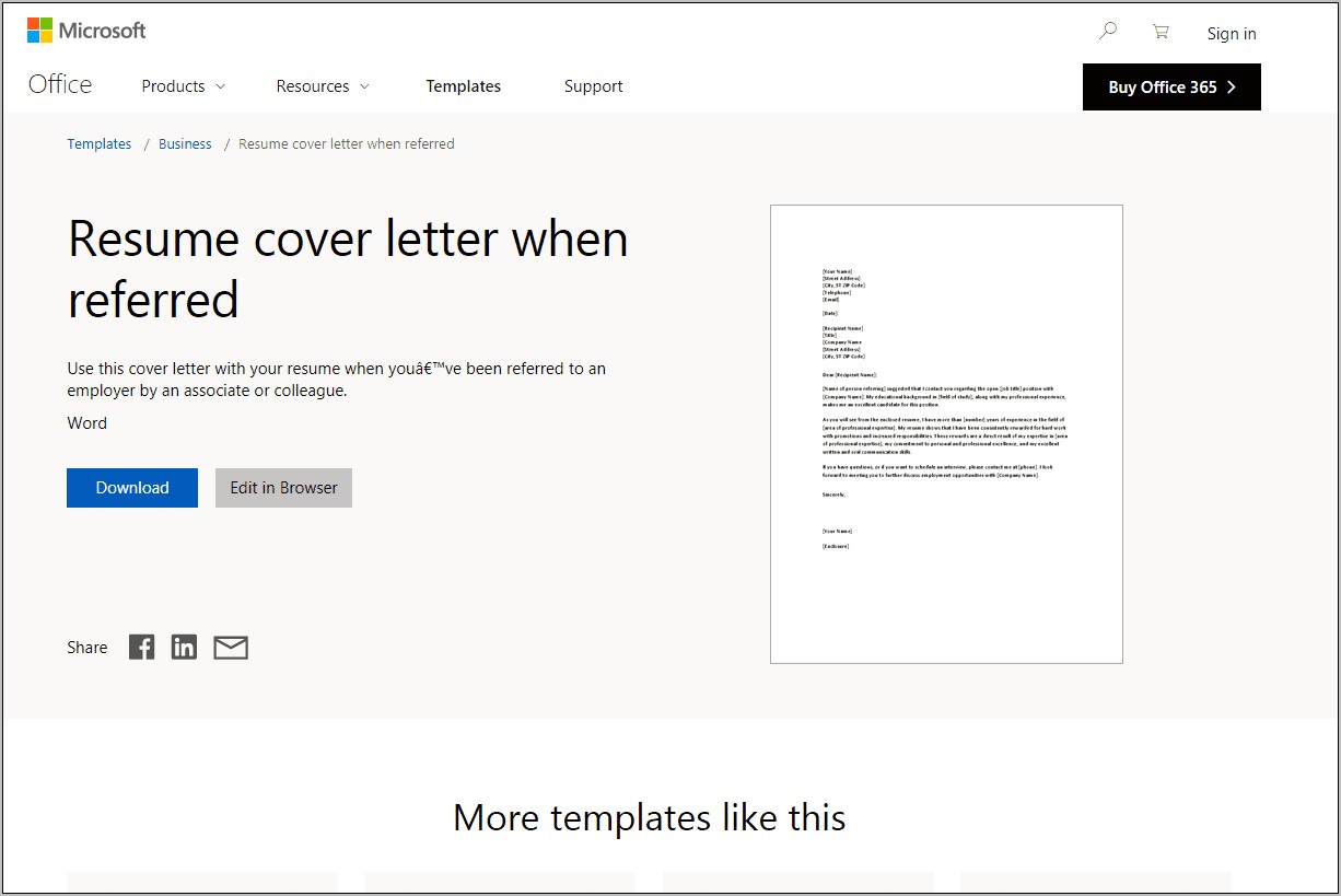 Download Free Cover Letter And Resume Temple