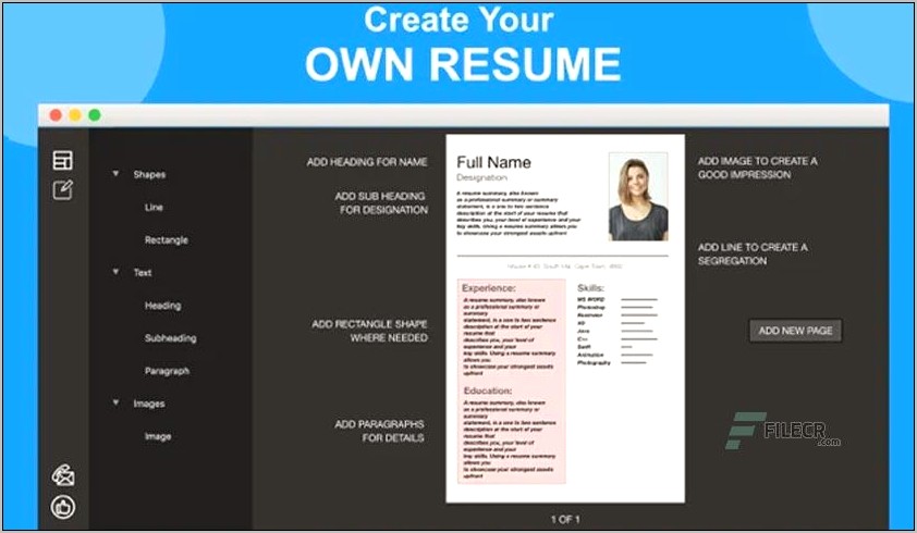 Download Free Resume Templates For Pages