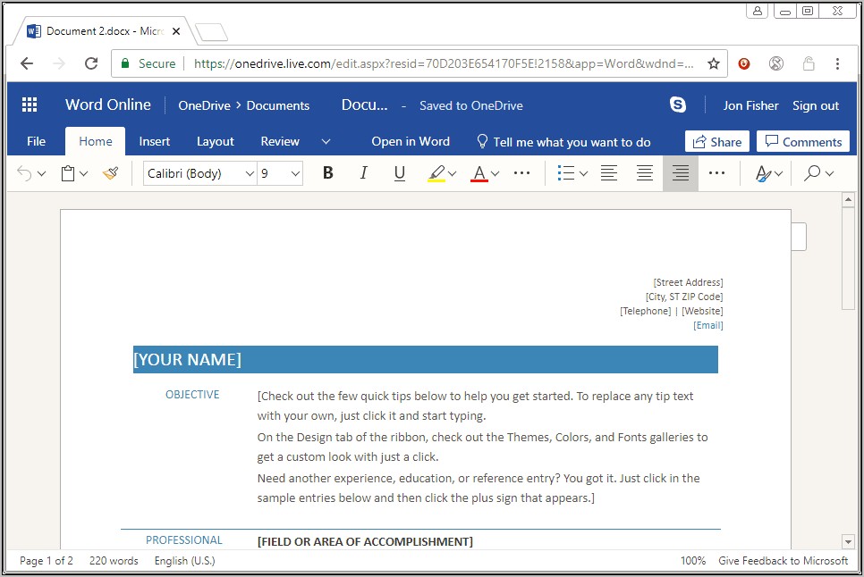 Download Functional Resume Template Microsoft Word