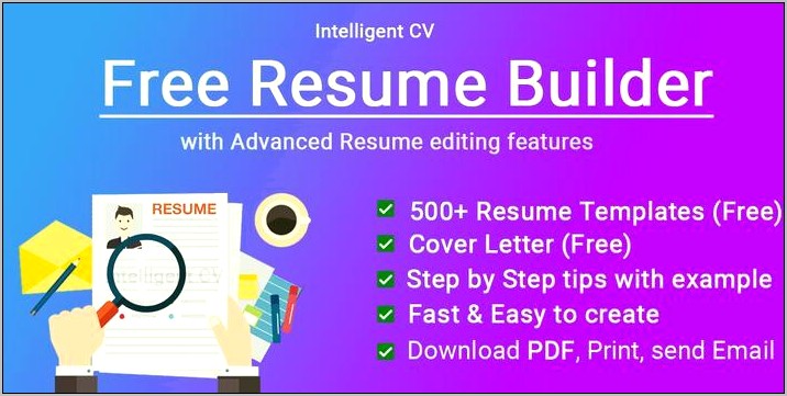 Download Resume And Print For Free