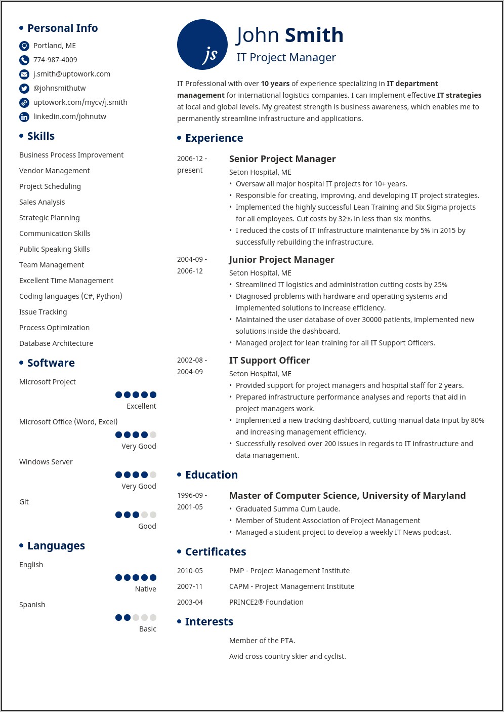 Download Zety Resume Templates For Word