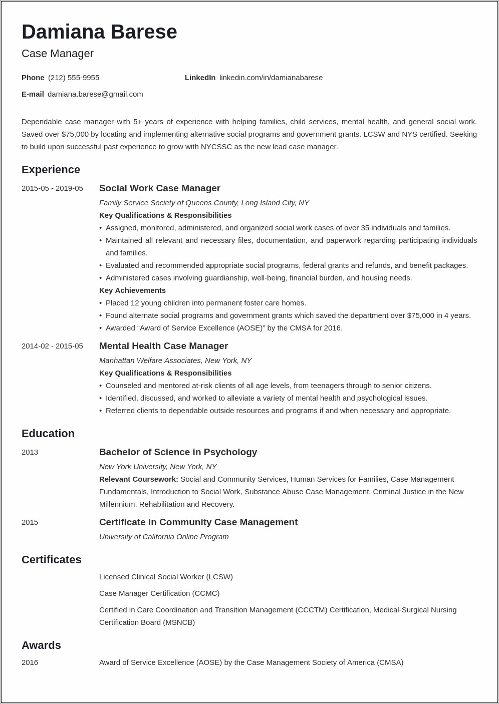 Drug Alcohol Counselor Objective On Resume