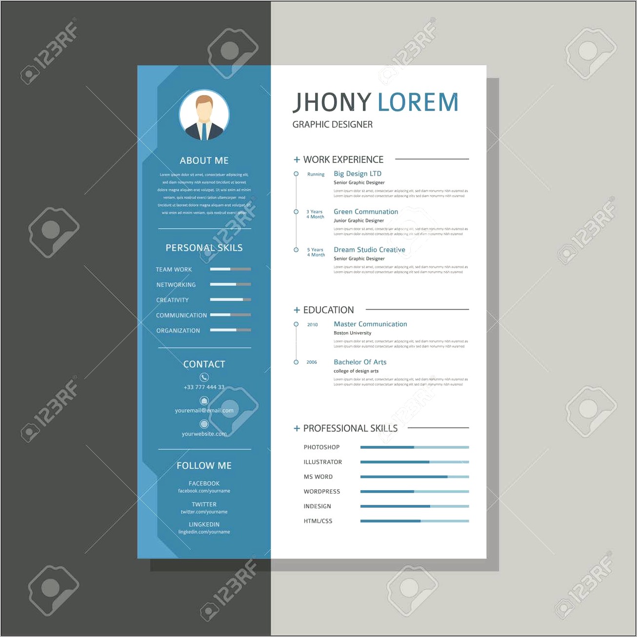 Easy To Use Resume Templates With Pictures