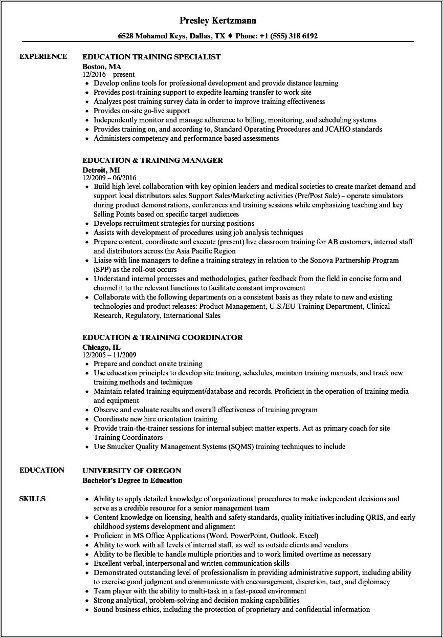 Education Before Or After Experience In Resume