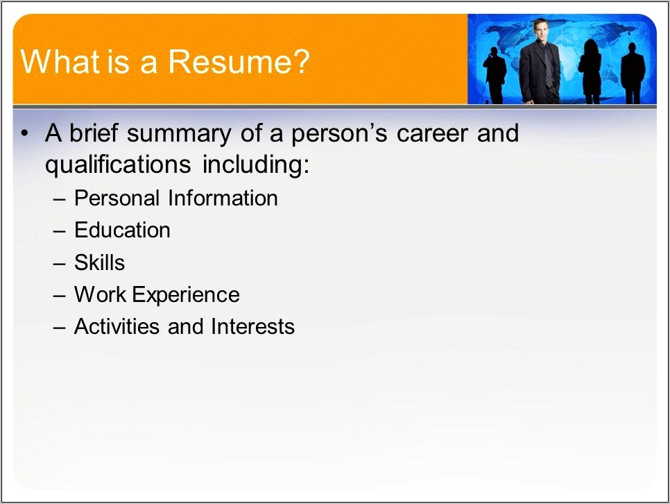 Education Or Summary First In Resume