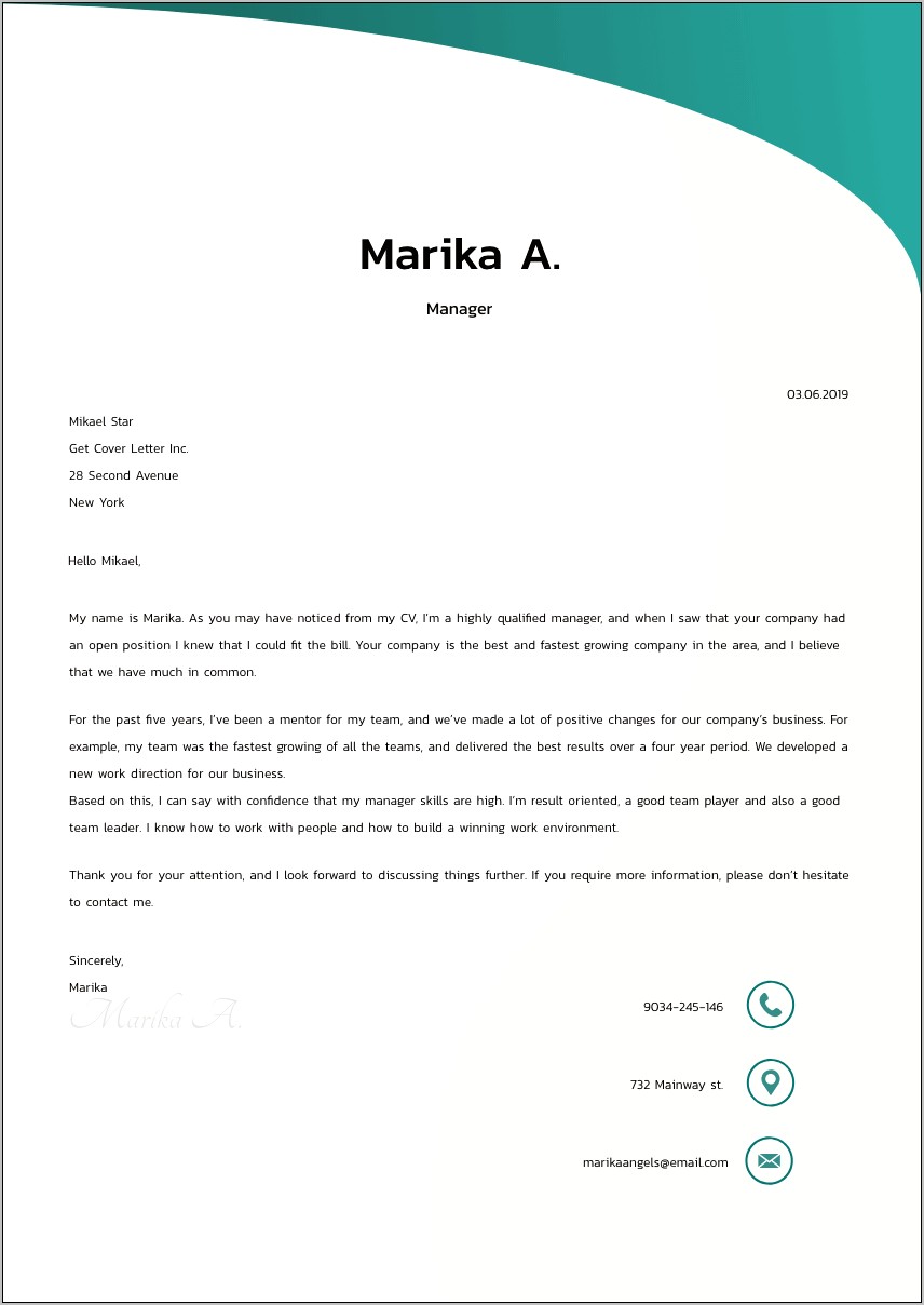 Education Resume Cover Letter Examples
