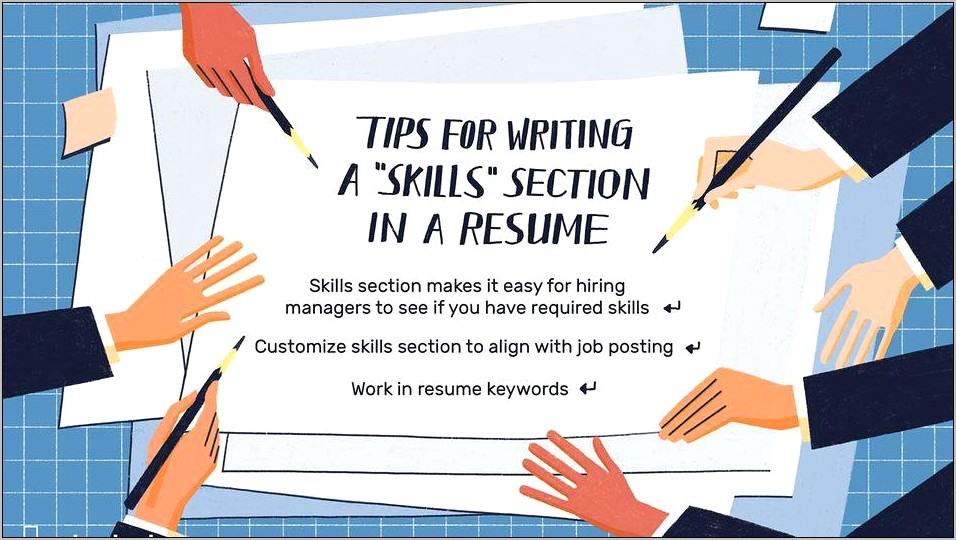 Efficient Way To List Skills On Resume