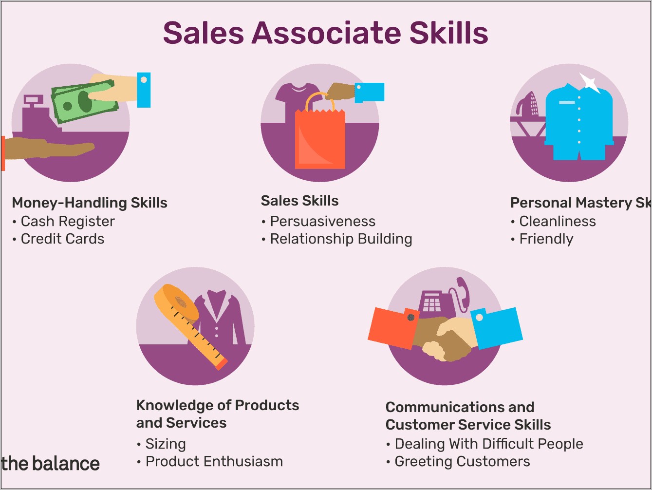 Electronic Sales Associate Job Description Resume