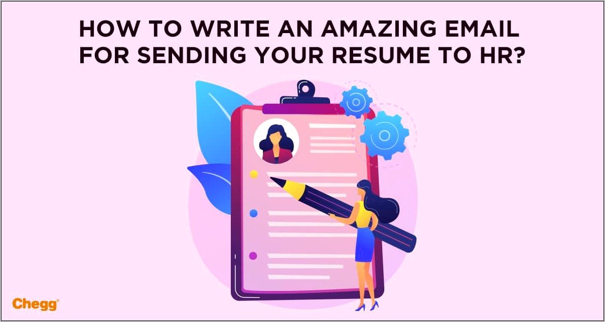 Email Body Examples For Sending Resume
