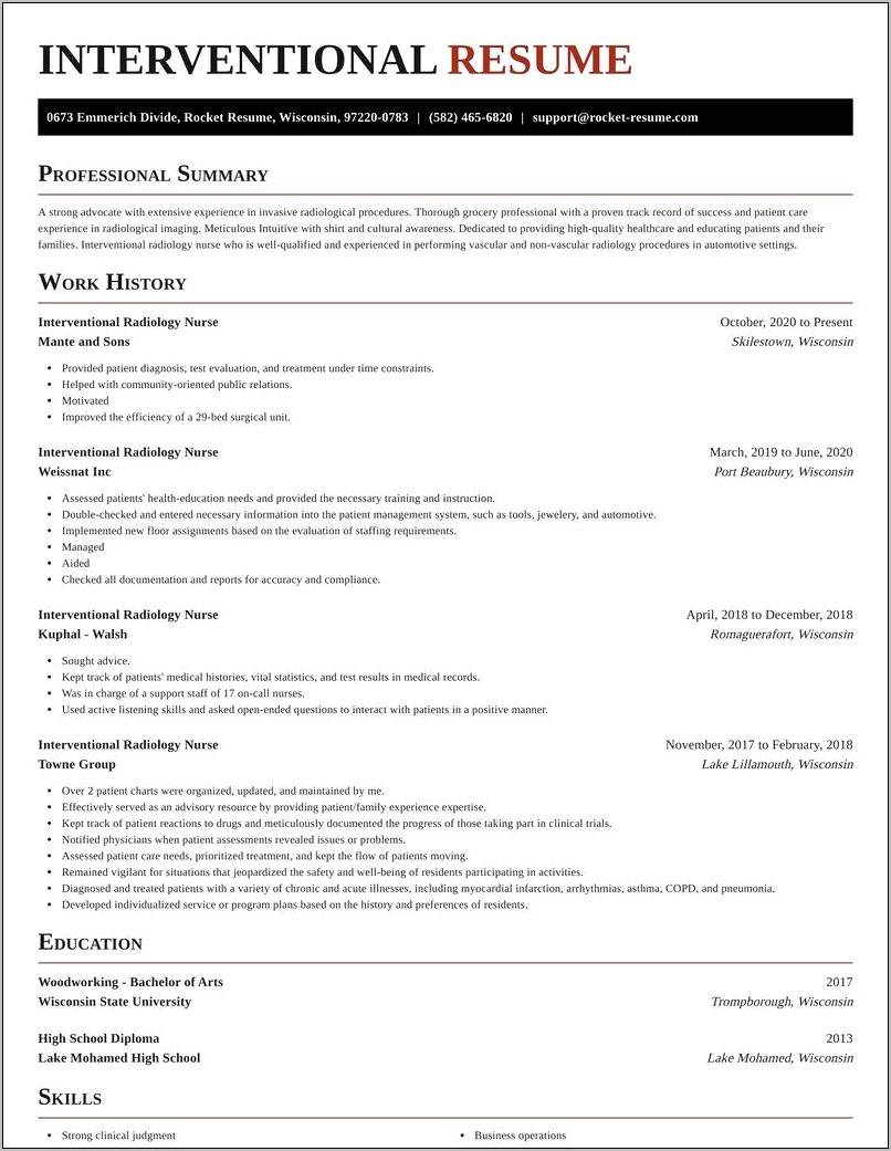 Endoscopy Nurse Clinic Manager Job Description Resume