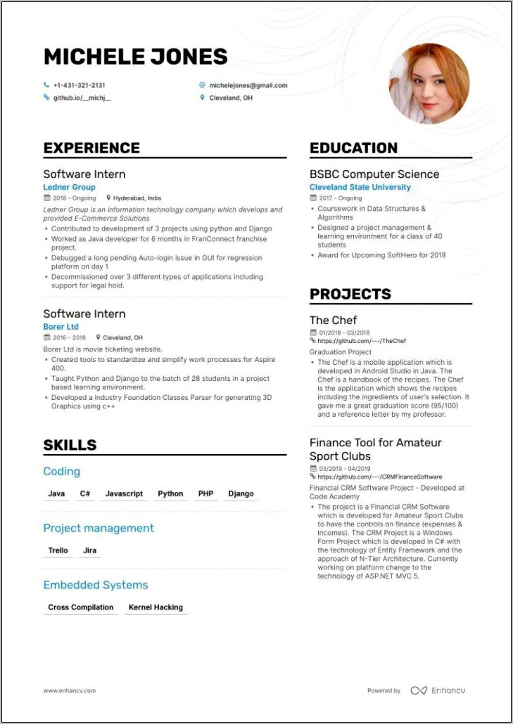 Entry Level Engineering Resume With No Experience