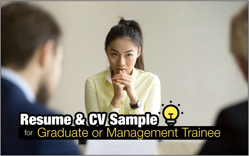 Entry Level Management Trainee Job Responsibilities On Resume