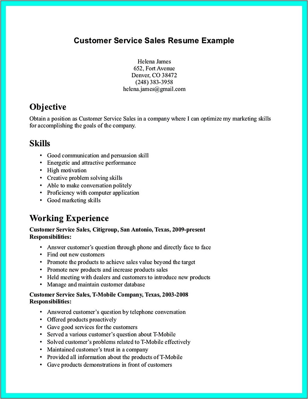 Entry Level Marketing Resume Objective Statement Examples