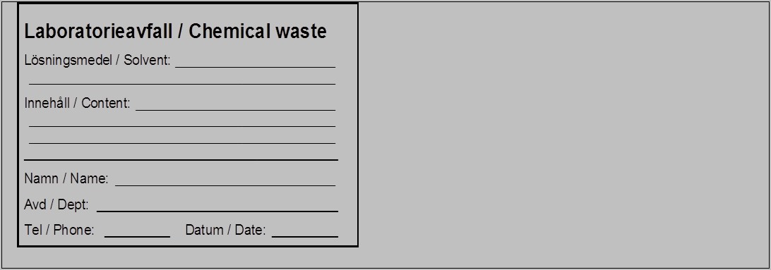 Environmental Hazardous Waste Management Resume District Manager Example