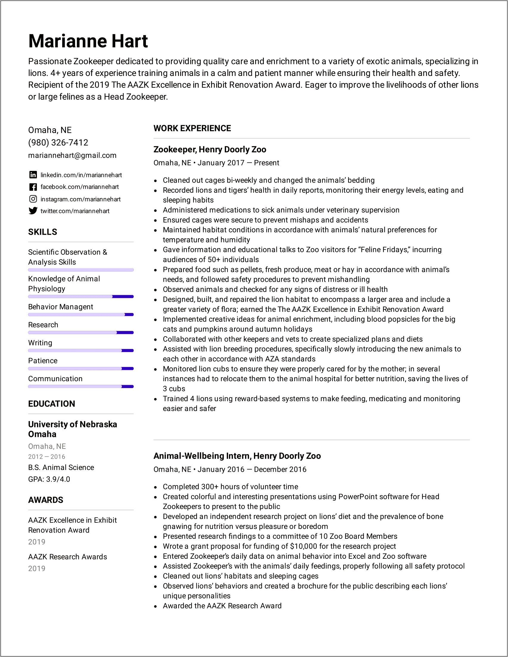 Esthetician Resume Fresh Out Of School