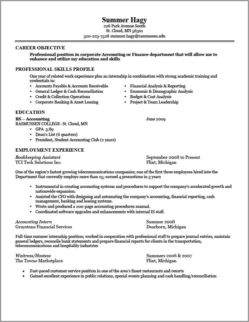 Example Of A Bad Resume Online