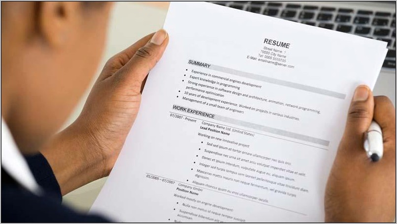 Example Of A Good Resume In Nigeria