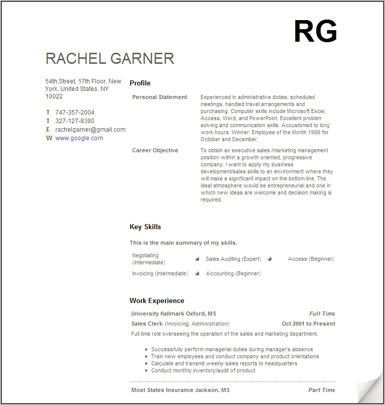 Example Of Character Reference For Resume