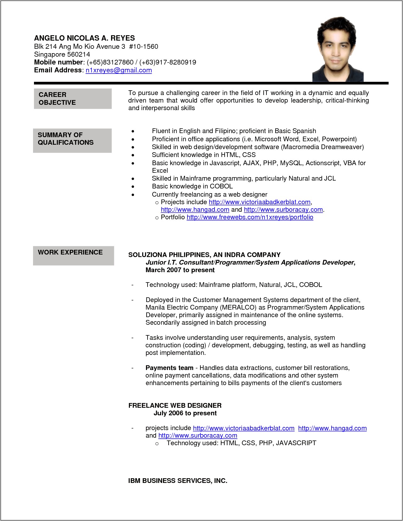 Example Of Character Reference In Resume
