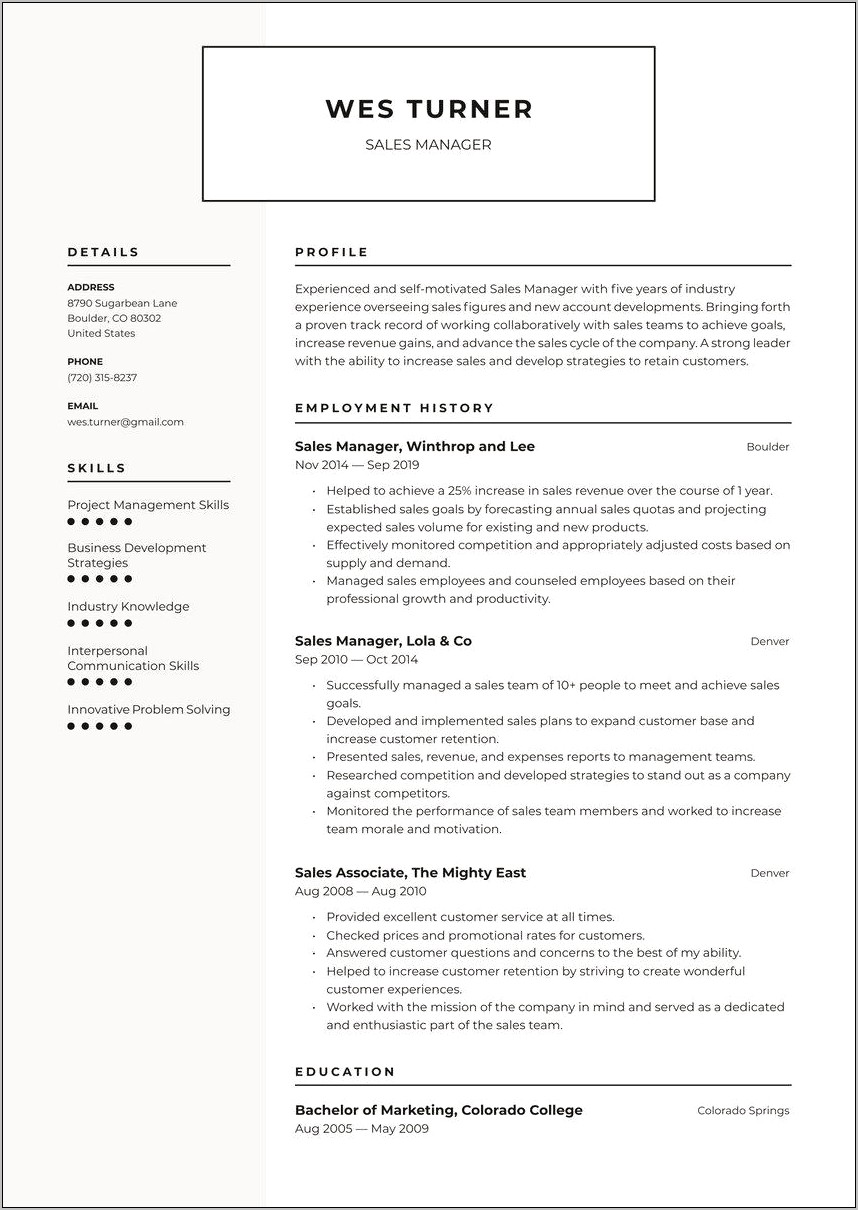 Example Of Correctional Officer Resume