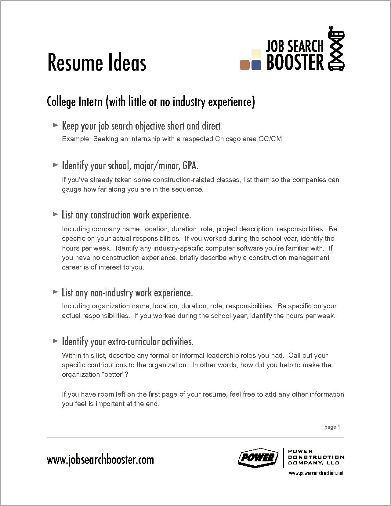 Example Of Good Resume Objective Statement