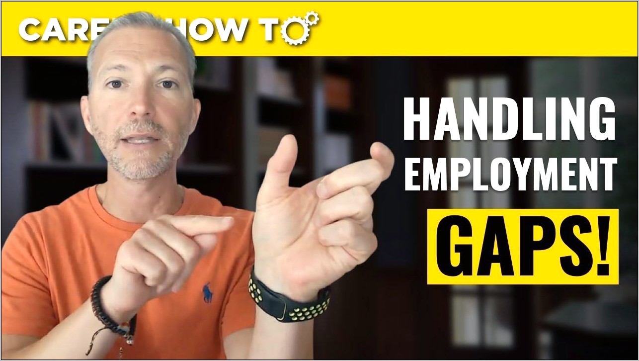 Example Of Job Hopping Employment Gap Resume