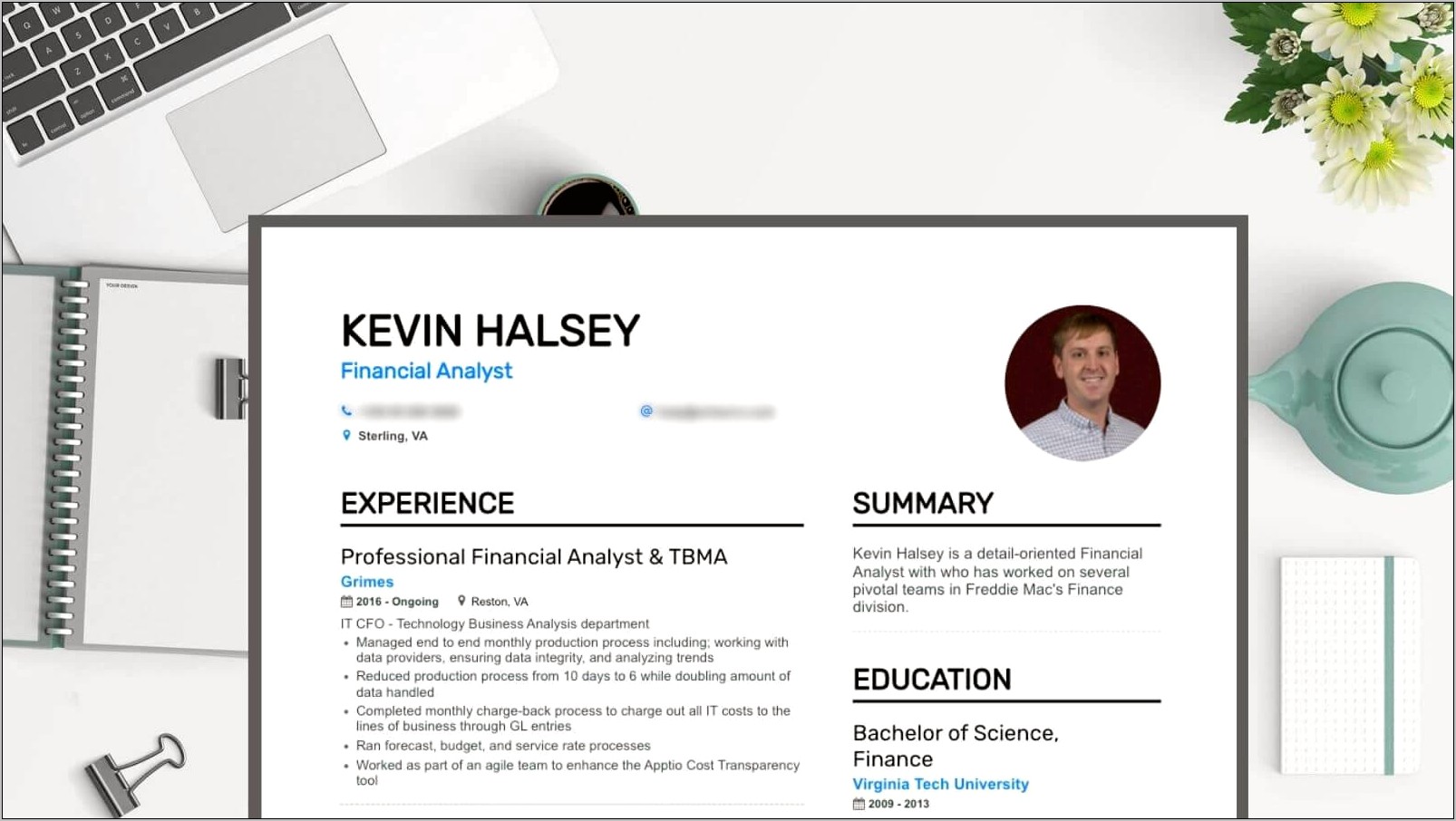 Example Of Summary Section Of Resume