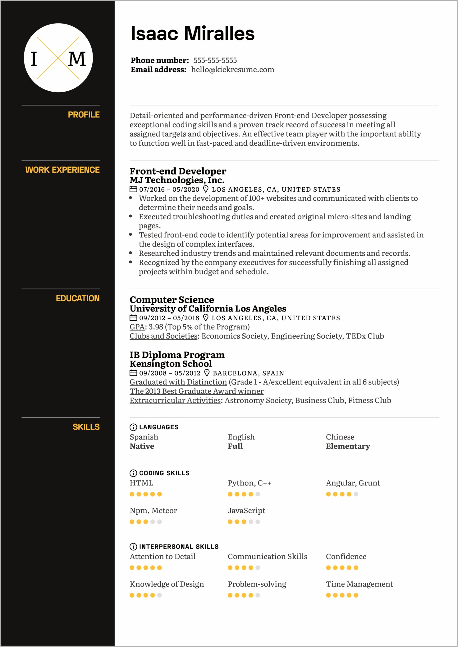 Examples Of Good Skills And Abilities For Resume