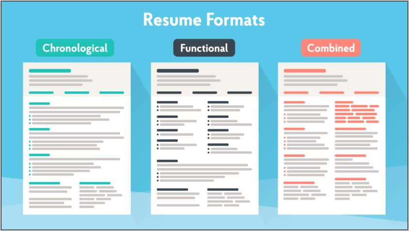 Examples Of Non Chronological Resumes