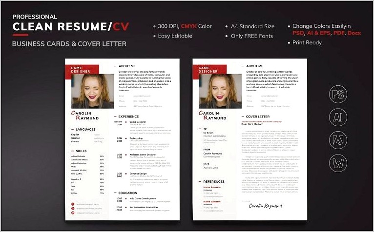 Examples Of Resumes For Graphic Designers
