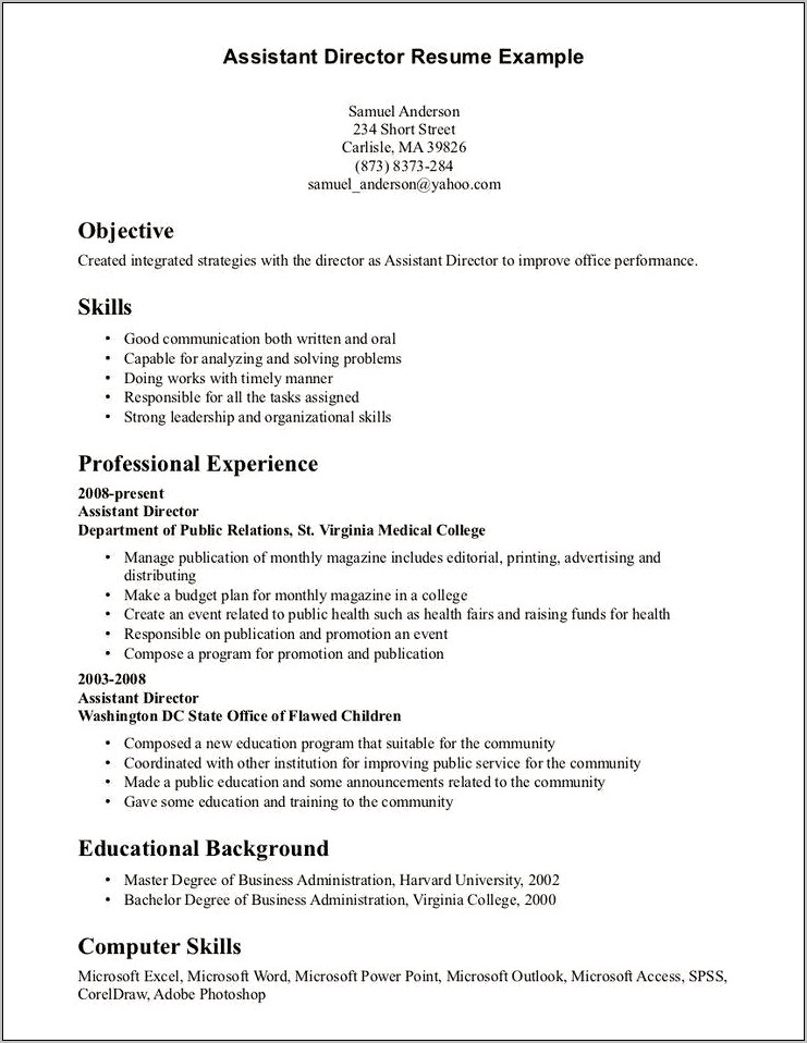 Examples Of Strong Skills To List On Resume