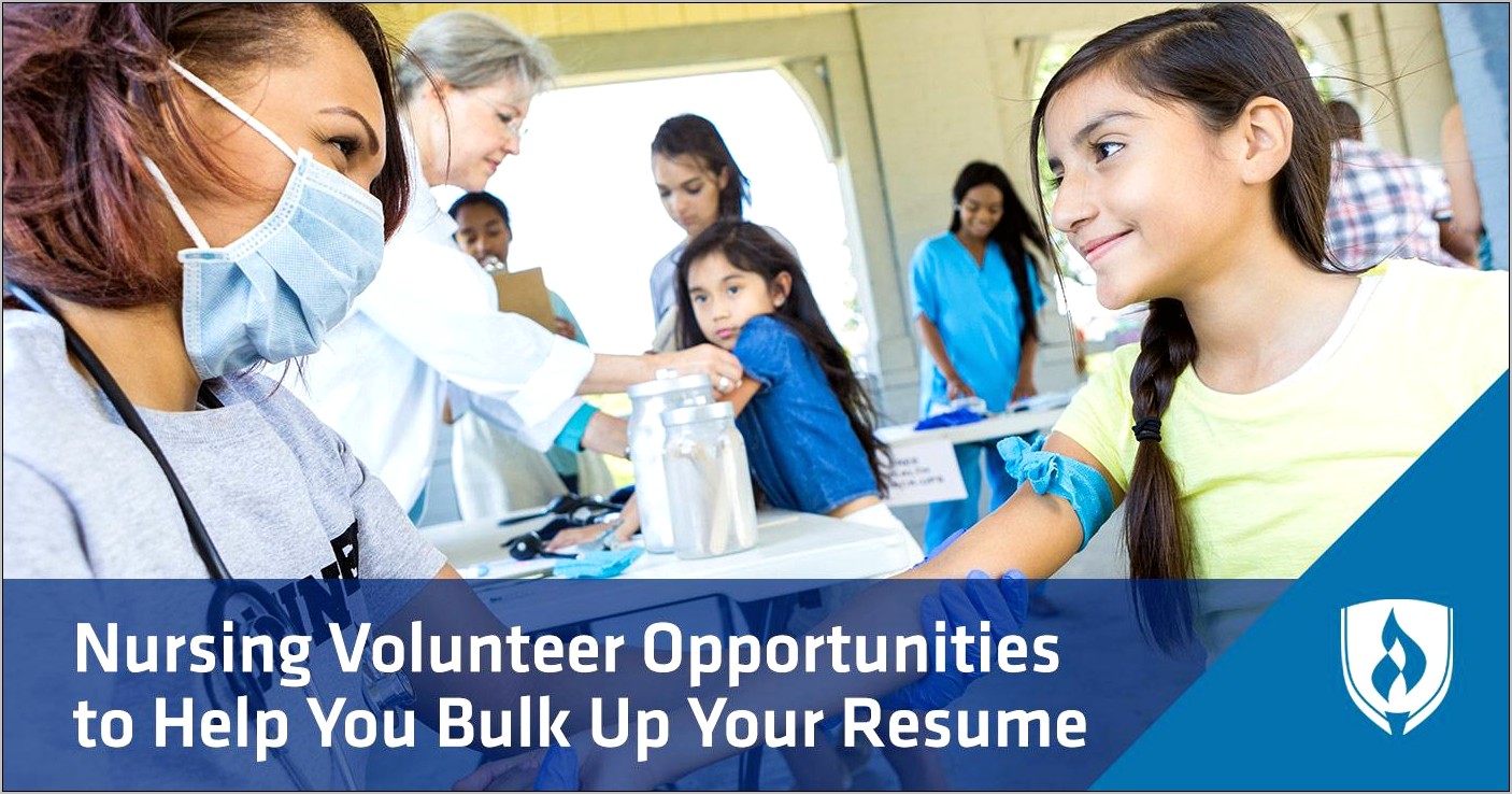 Examples Of Volunteering Experience With Children On Resume