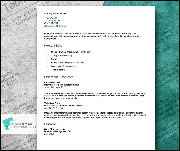 Excellent Resume Templates With Education First