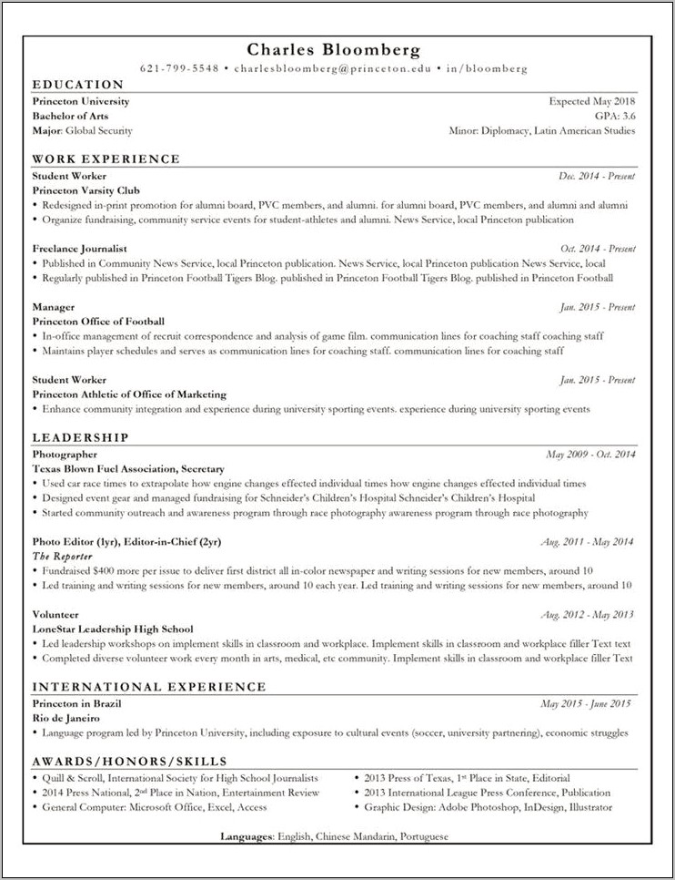 Experience Working With Diverse Populations In Resume