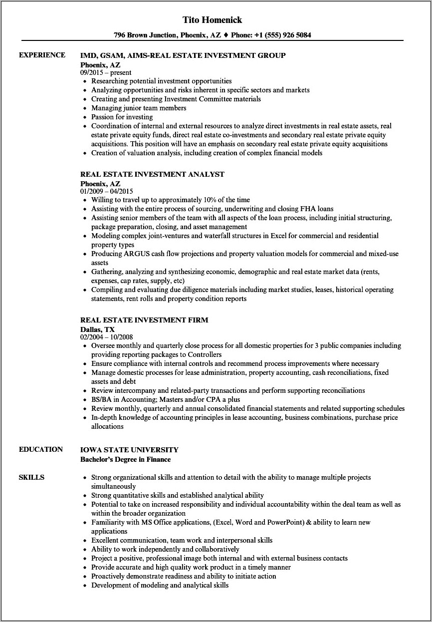Experienced Real Estate Attorney Resume Samples