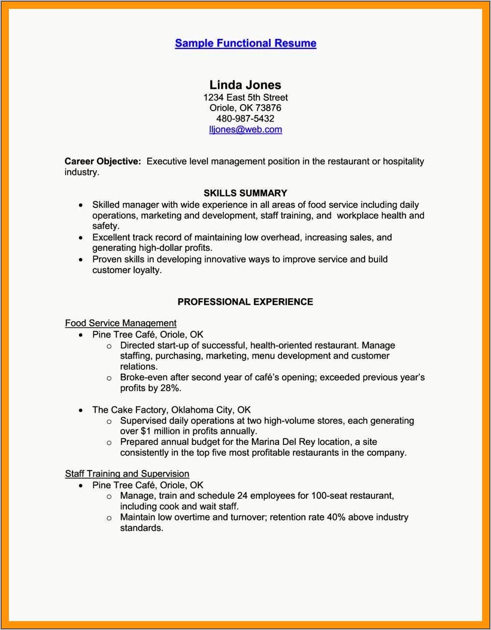 Factory Job Description For Resume