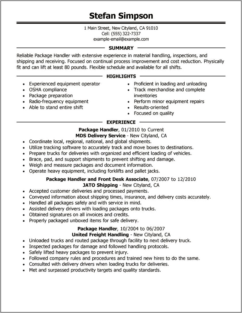 Fedex Office Assistant Manager Job Description On Resume